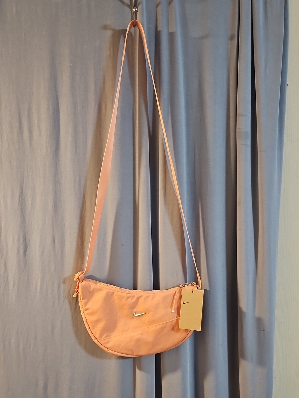 Nike Aura Crescent Crossbody Bag: PEACH: NEW WITH TAGS
